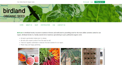 Desktop Screenshot of birdlandseeds.com