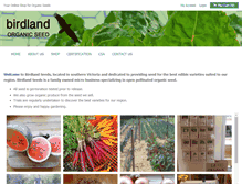 Tablet Screenshot of birdlandseeds.com